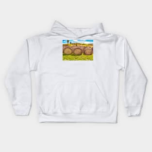 Hay Bales 5 Kids Hoodie